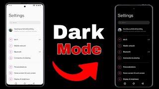 Dark mode | dark theme | phone dark mode | dark mode setting | Info title