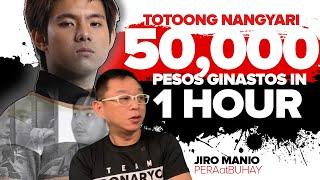 Totoong Nangyari 50,000 Pesos Ginastos In 1Hour | Jiro Manio Story