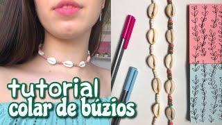 tutorial colar de búzios // DIY fácil 