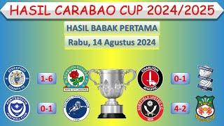 Hasil Carabao Cup Tadi Malam │ Portsmouth vs Millwall │ Rabu, 14 Agustus 2024 │