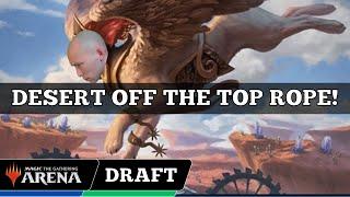 DESERT OFF THE TOP ROPE! | Outlaws Of Thunder Junction Draft | MTG Arena