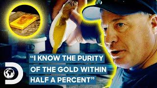 Freddy Smelts A $50,000 Gold Bar From 29.3 Ounces Of Gold| Gold Rush: Mine Rescue With Freddy & Juan