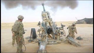 US Army Artillery Strikes Against ISIS