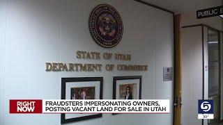 Utah Dept. of Commerce: Be aware of vacant land scams in the state