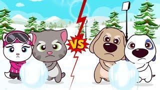 Talking Tom And Friends Minis - Winter Competition | Cartoons for Kids | Hooplakidz TV