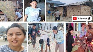Our Local House || Built In A Village Lifestyle || Room Owner Pala,Chumu,&James || Today's Hard Work