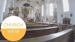 Die St. Peter und Paul Kirche in Hilzingen in GERMANY