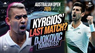 "Australian Open 2025 Highlights: Kyrgios' Farewell, Djokovic & Aiava Wins | Tennis Recap"