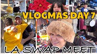 VLOGMAS DAY 7 SURPRISING MY HUSBAND @ THE SWAP MEET!