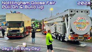 Nottingham Goose Fair Pull On & Build Up September 2024 (Day 3 - Sunday)