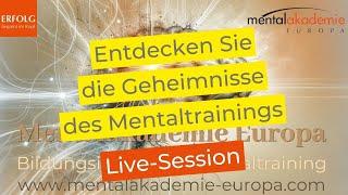 Mentaltrainer Ausbildung Info-Stunde