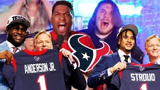 Texans Fans React to 2023 Draft Picks 2 & 3 | STROUD AND ANDERSON!