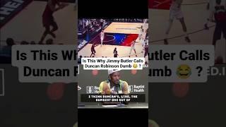 Watch Jimmy Butler  when Duncan Robinson misses him . #jimmybutler #duncanrobinson #miamiheat #nba