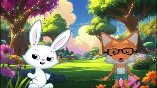 Funny Rabbit and Fox story in English / For Kids / Kids will Enjoy the Video.