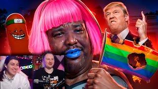 ЛГБТ ДУРЕЕТ С ПОВЕСТКИ ТРАМПА | РЕАКЦИЯ на BVS