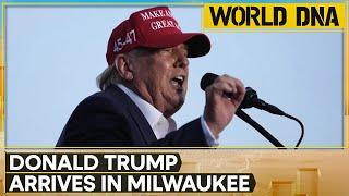 Donald Trump arrives in Milwaukee post attempt on life | WION World DNA Live