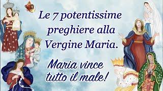 Le 7 potentissime preghiere alla Vergine Maria. -Maria vince tutto il male !-