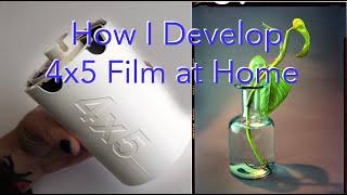 How I Develop 4x5 Film at Home with B's 4x5 Reel