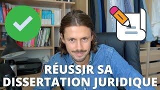 Comment réussir sa dissertation juridique en 3 heures ? (La méthode efficace)