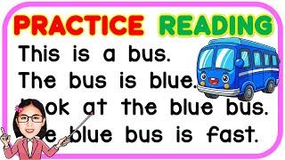 EASY READING TUTORIAL FOR KIDS | LEARN TO READ | PRACTICE READING ENGLISH KINDER GRADE1,2,3