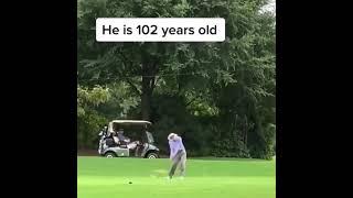 He is 102 and still searching for a golf game 