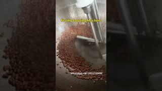 Automatic frying coating peanuts caramelized cooking machine #machine #peanut #sugarcoated