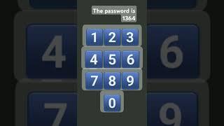 the password is 1364 #