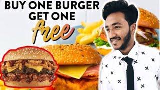 Get 2 burger only at 60 taka | Exclusive offer |RS Burger| buy 1 get 1 free !!OMG