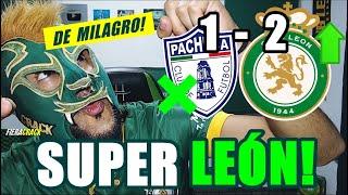  DE MILAGRO! SUPER LEÓN!  PACHUCA 1 - 2 LEÓN  NUEVO LIDER GENERAL GOLES Y RESUMEN CLAUSURA 2025