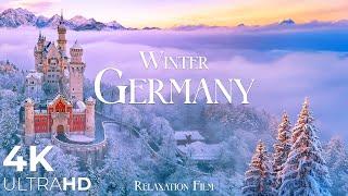 Germany Winter 4K - Relaxation Film. Study Music for Focus & Deep Sleep Relaxation - Ultra HD Nature