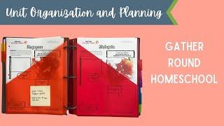 Gather Round Homeschool | Unit Organization and Planning | Homeschool Curriculum | Unit Study