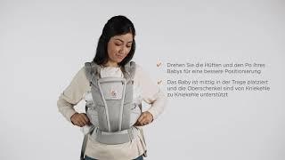 Ergobaby Omni Breeze- / Dream-Babytrage | Bauchtrageweise für Neugeborene