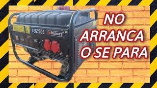 ▶GENERADOR ELÉCTRICO gasolina NO ARRANCA (SOLUCIÓN)