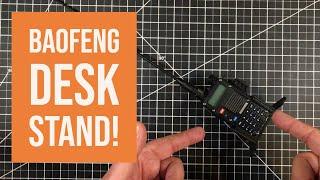 Design Talk -  3D Printing a Duck Foot BaoFeng Radio Stand!