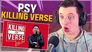 PSY RAPS? (싸이(PSY)의 킬링벌스를 라이브로! | 새, I LUV IT, 챔피언, 연예인, RIGHT NOW, New Face, 강남스타일 | REACTION)