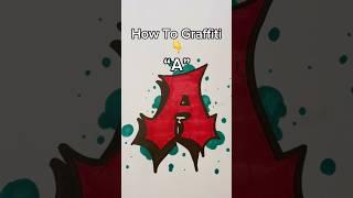 SECRET TIP how to graffiti A #graffiti #spraypaint #art #tutorial #howtodraw #howto