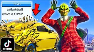 GODMODE TIKTOKER GETS HUMILIATED AFTER TRYING TO GRIEF ME | GTA Online