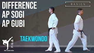 Difference Ap-Sogi & Ap-Gubi Taekwondo