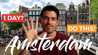 Amsterdam in 1 Day or more? - 5 Things to do and Tips! (Travel Guide 4K)