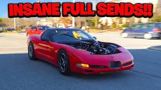 Morrisville Cars & Coffee Pullouts & Full Sends!! (ON COLD TIRES!) - January 2025