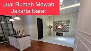 Jual rumah mewah 2 lantai, baru minimalis full furnish di joglo kembangan jakarta barat