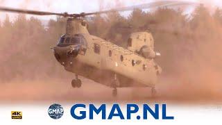 Chinook sandstorm landing