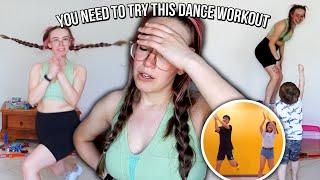 I tried the "20LBS IN 2 WEEKS" dance workout... AGAIN! *workout with me*