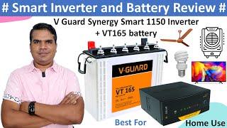 V Guard Smart Inverter and Inverter Battery 2024 Review | Best Inverter and battery for Home Use |