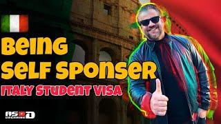 How to be a Self Sponsor for #italystudentvisa in 2024?