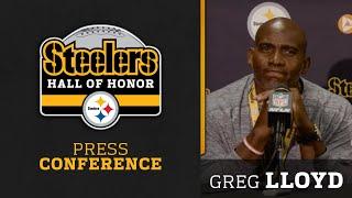 Steelers Hall of Honor Press Conference: Greg Lloyd | Pittsburgh Steelers