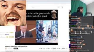 Forsen reacts to Forsen Reacts to blue archive fan gets search history leaked in court