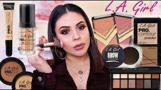 FULL FACE OF L.A. GIRL COSMETICS: AFFORDABLE MAKEUP TUTORIAL! | JuicyJas