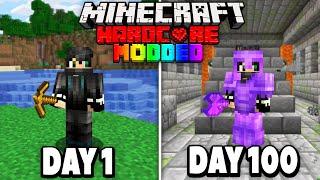 I Survived 100 Days in Hardcore Minecraft.. Here's What Happened