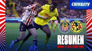 RESUMEN Y GOLES: Chivas Femenil vs América | Jornada 11Clausura 2025 | Liga MX